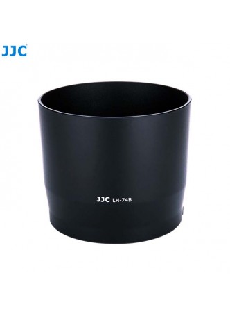 JJC LH-74B ABS Black Long Lens Hood Shade Reverse Attaching for Canon EF 70-300mm f/4-5.6 IS II USM Lens replaces Canon ET-74B