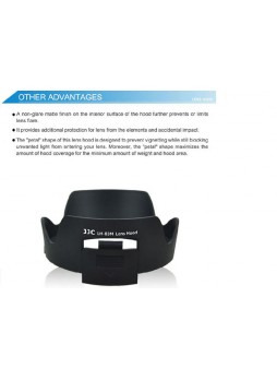JJC LH-83M Replacement Lens Hood for CANON EF 24-105mm f3.5-5.6 STM (EW-83M) CPL Design