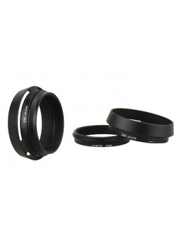 JJC LH-JX100 Metal Lens Hood Adapter Ring for Fujifilm X100 X100S X100T (Black)