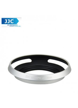 JJC LH-37EPII Silver Metal Lens Hood for Olympus M.Zuiko Digital ED 14-42mm f/3.5-5.6 EZ Camera Lens ( 58mm )