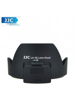 JJC LH-58 Lens Hood for Nikon AF-S DX NIKKOR 18-300mm f/3.5-5.6G ED VR Lens Camera Side Window for ND CPL( HB-58 )