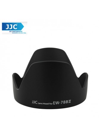 JJC LH-78BII Lens Hood for Canon EF 28-135mm f/3.5-5.6 IS USM Camera Lens (EW-78B)