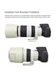 JJC LH-83D White Lens Hood for CANON EF 100-400mm f/4.5-5.6L IS II USM Lens Camera Lens ( ET-83D )