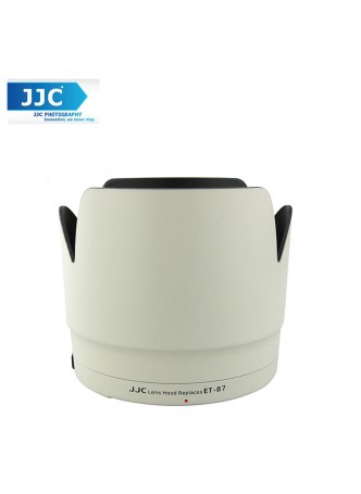 JJC LH-87(W) White Lens Hood for Canon 70-200mm f/2.8L IS II USM Zoom Camera Lens ( ET-87 )