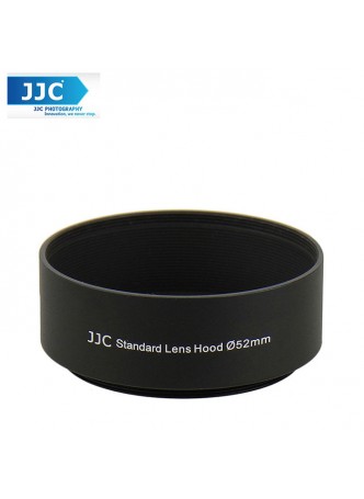 JJC LN-52s 52mm Metal Lens Hood Shade for Camera Lens (Universal Filter ) 