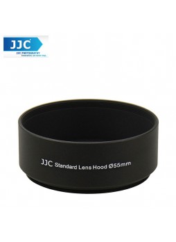 JJC LN-55s 55mm Metal Lens Hood Shade for Camera Lens (Universal Filter ) 