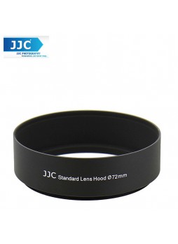 JJC LN-72s 72mm Metal Lens Hood Shade for Camera Lens (Universal Filter ) 