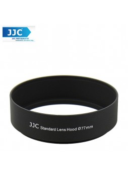 JJC LN-77s 77mm Metal Lens Hood Shade for Camera Lens (Universal Filter ) 