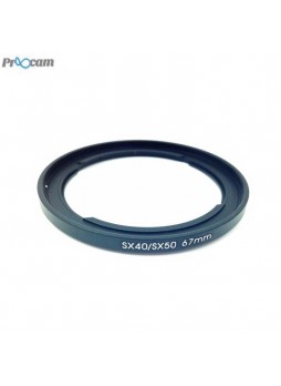 Proocam SXC67 converter ring for Canon SX60 SX50 SX40 to 67mm Filter Size 
