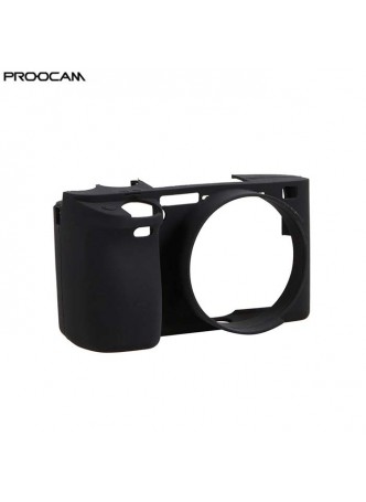 Proocam Silicone Case Cover Protective Skin for Sony A6300 - Black
