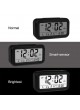 DELLY LED Digital Clock Time With sensor light , Calendar & Thermometer Alarm - Black