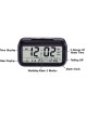 DELLY LED Digital Clock Time With sensor light , Calendar & Thermometer Alarm - Black