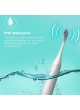 Delly Sonic Electric toothbrush Waterproof dupot bristles ultrasonic motor health -Black 