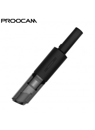 PROOCAM EP-8030B Handheld Car Vacuum Cleaner Wireless Rechargeable Super Suction Cordless Wet/Dry Auto Black