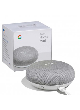 Google Home Mini (Silver) - Smart Small Speaker