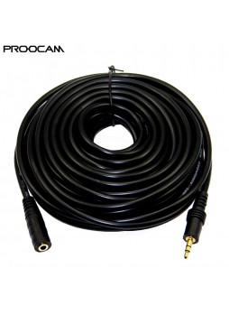 Proocam AUX Cable 15meter ACB-150 Gold-Plated Stereo Audio Aux Extension Cable 3.5mm Male to Female