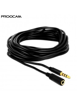 Proocam AUX Cable 5meter ACB-50 Gold-Plated Stereo Audio Aux Extension Cable 3.5mm Male to Female