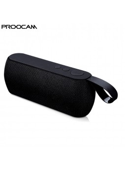 PROOCAM Q106-BLK Wireless Portable Bluetooth Speaker Stereo Compatible TF Card FM Radio AUX Input Outdoor Black