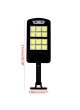 PROOCAM ML-220 240COB 12 LED Solar Wall Lamp Street Light Outdoor Lighting 3 Modes Remote Control Large