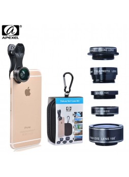 Apexel 5in1 camera Lens Kit for Hd Mobile Phone lens  (APL-DG5H)