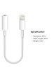 Proocam CC-IO Lightning to 3.5mm Jack Apple Iphone Handphones Adapter iOS For Lighting Plug Play Music Audio Earphone USB Cable For IOS upgrade version 