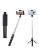 Proocam K07 2in1 Selfie Stick Foldable Monopod, Tripod with Bluetooth for Smartphone-Black