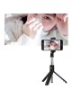 Proocam K07 2in1 Selfie Stick Foldable Monopod, Tripod with Bluetooth for Smartphone-White