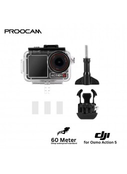 PROOCAM PRO-DJ5 DJI Osmo Action 3 4 5 waterpoof case 60 meter