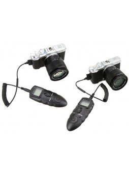 JJC MT-636 with Cable-K LCD Timer Remote for Camera Fujifilm X-E1 X-S1
