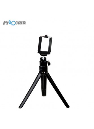 Proocam Mini Tripod with Mobile Holder gopro for travel Set