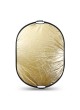 Photolite 80 X 120cm 5 in1 Light Reflector with Bag - Translucent, Silver, Gold, White