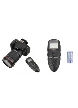 JJC MT-636 Multi-Exposure LCD Timer Remote For Canon Nikon Fujifilm Olympus Panasonic Sony Digital Camera (Cable no including )