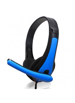 Proocam S-588BL Gaming headphone wired microphone bass 3.5mm jack -Blue