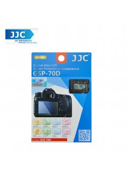 JJC GSP-70D Tempered Toughened Optical Glass Camera Screen Protector 9H Hardness For Canon 70D