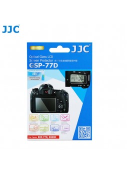 JJC GSP-77D Tempered Optical Glass Camera Screen Protector 9H Hardness For Canon EOS 77D
