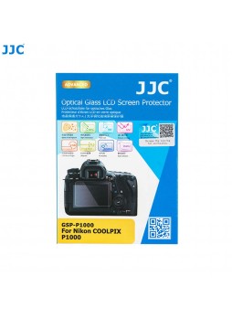 JJC GSP-P1000 Ultra-Thin 9H 2.5D Tempered Glass Clear LCD Screen Protector for Nikon COOLPIX P1000