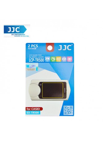 JJC LCP-TR500 LCD Guard Film Camera Screen Protector for Casio EX-TR500