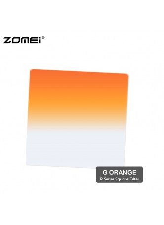 Zomei G Orange Graduated Orange Color Square Filter (Fit for Cokin Holder)