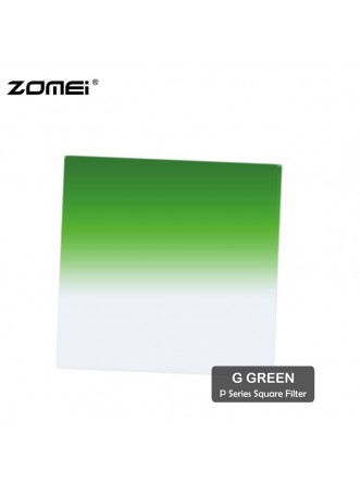 Zomei G Green Graduated Green Color Square Filter (Fit for Cokin Holder)