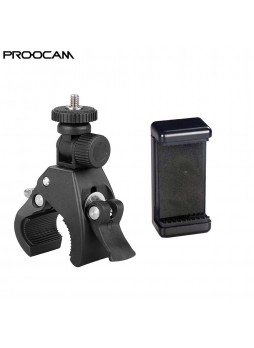 Proocam CLP-1 Phone Video Holder Tripod Flexible Vertical Clip Bracket Mount Camera