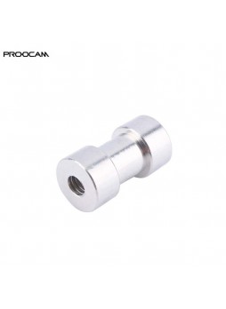 Proocam CV-38 1/4" 3/8" Metal Threaded Screw Converter Adapte for Tripod Light Stand