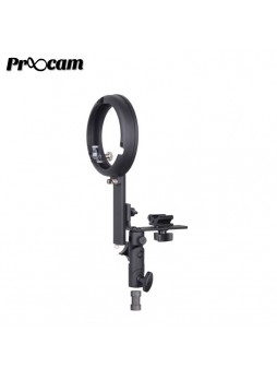 Proocam FBH-10 Flashlite Hot Shoe Flash Holder and Adapter for Bowens Mount  (Metal)