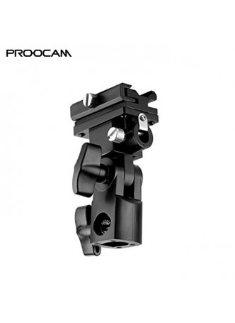 Proocam FH-B012 Flash Holder Bracket Hot Shoe Adapter Trigger Umbrella for Light Stand