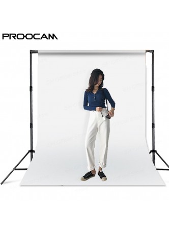 Proocam MM-340-WH 3 X 3 meter Non woven cloth background for photographer - WHITE