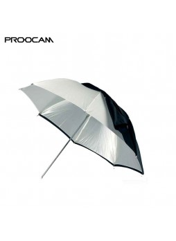 Proocam BW2 2 In 1 Soft and Reversible Studio Photo Umbrella 110cm 