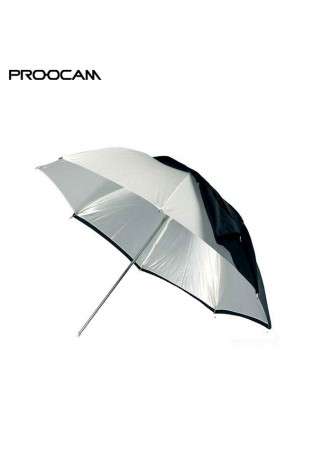 Proocam BW2 2 In 1 Soft and Reversible Studio Photo Umbrella 110cm 