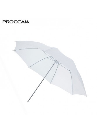 Proocam UM-WH White Translucent Photo Studio Soft Umbrella - 95cm