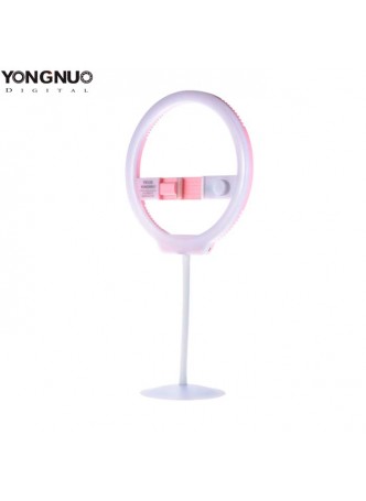 Yongnuo YN128 Mobile Phone Studio LED Ring Light Beautify (Pink) 