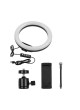 Proocam F-260 10 inch LED ring light with phone holder and ballhead For Live Makeup Video photography