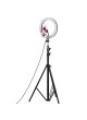 Proocam LD266-L 10 inch ring light with remote control kit set package with Cell Phone Holder Stand Camera Studio Light For Live Makeup Video photography